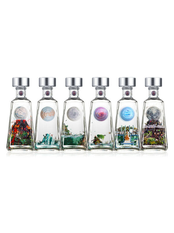 1800 Tequila Essential Artists Series by Dustin Yellin at Del Mesa Liquor