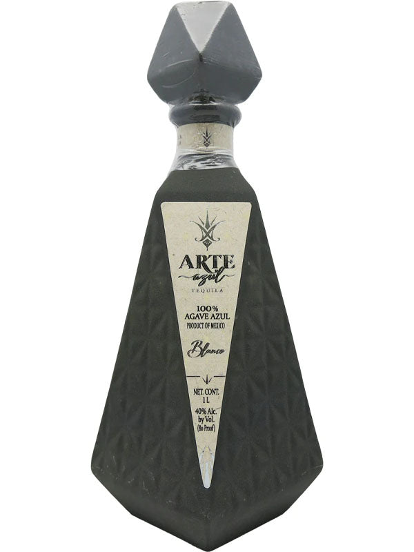 Arte Azul Ceramic Gray Blanco Tequila 1L Del Mesa Liquor