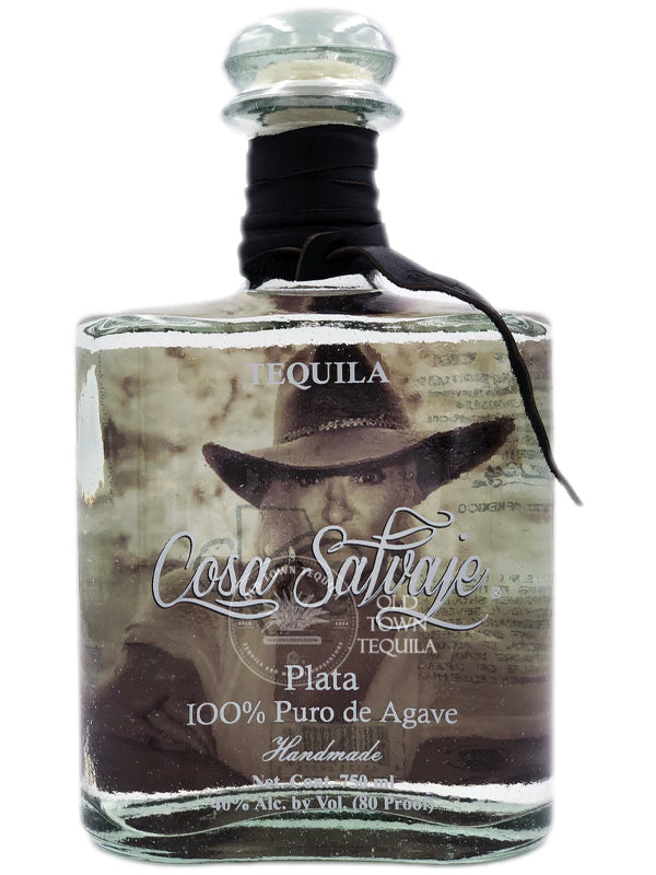Cosa Salvaje Blanco Tequila Limited Edition Tanya Tucker Black Hat at Del Mesa Liquor