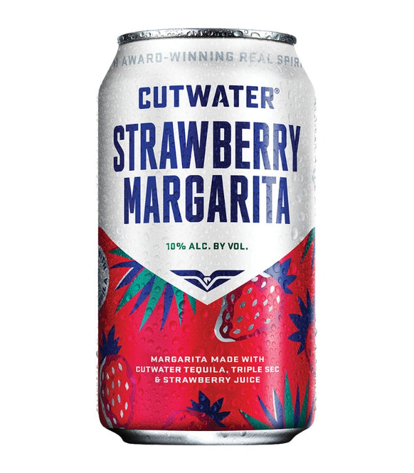 Cutwater Spirits Strawberry Margarita 4 Pack