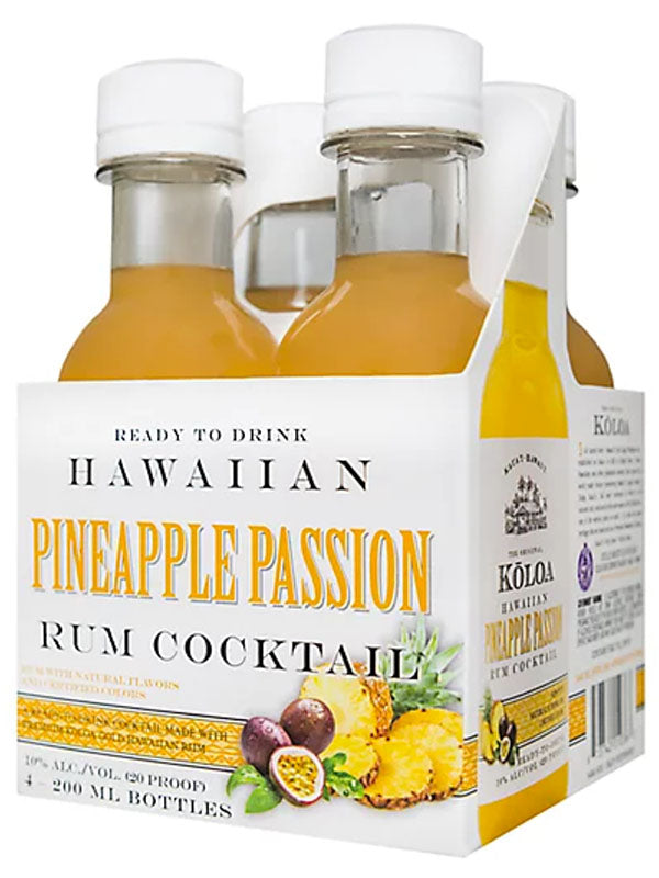 Koloa Hawaiian Pineapple Passion Rum Cocktail 4-Pack at Del Mesa Liquor