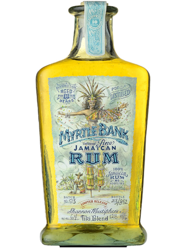 Myrtle Bank 10 Year Shannon Mus's Tiki Blend Jamaican Rum at Del Mesa Liquor