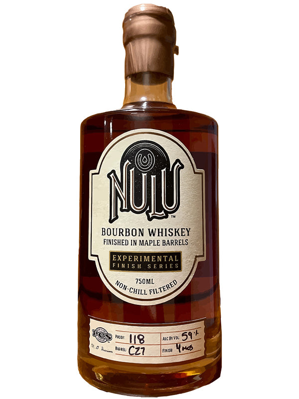 NULU Bourbon Whiskey Maple Barrel Finish