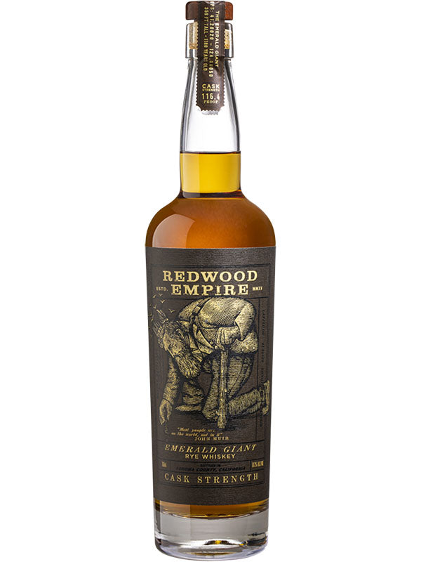 Redwood Empire Cask Strength Emerald Giant Rye Whiskey at Del Mesa Liquor