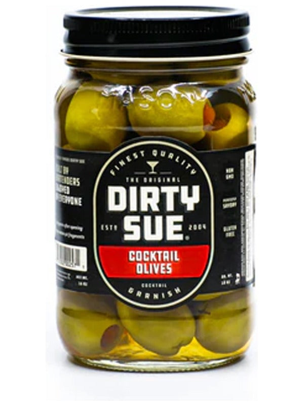 Dirty Sue Cocktail Olives at Del Mesa Liquor