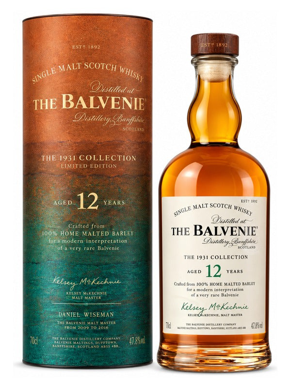 The Balvenie 1931 Collection 12 Year Old Home Malted Barley Finished Scotch Whisky