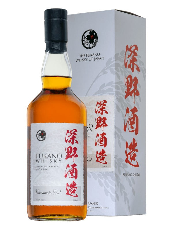 Fukano Kumamoto Soul Japanese Whisky 700mL bottle with gift box