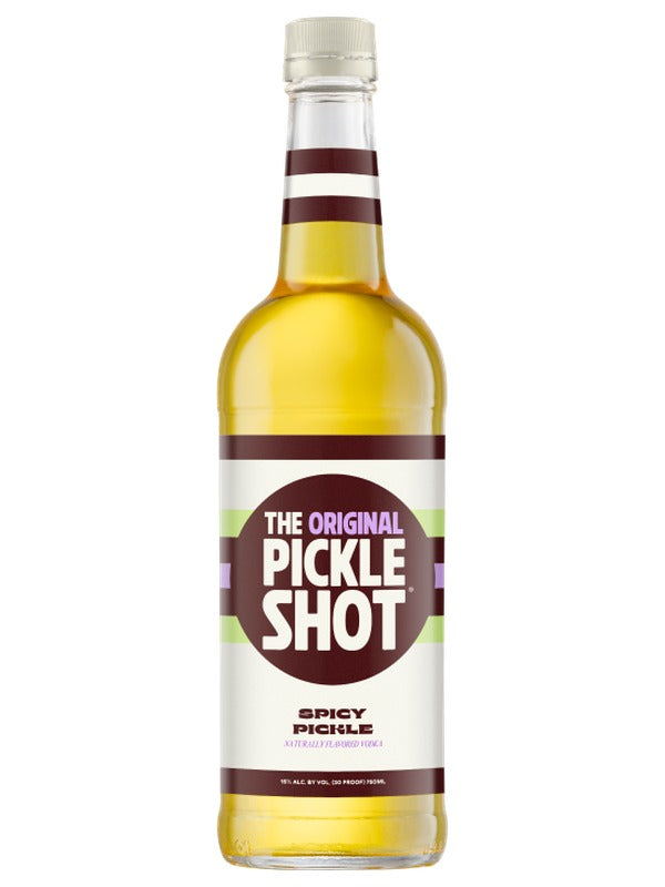 The Original Pickle Shot Spicy Pickle Flavored Vodka bottle