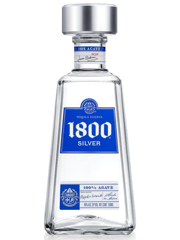 1800 Silver Tequila at Del Mesa Liquor