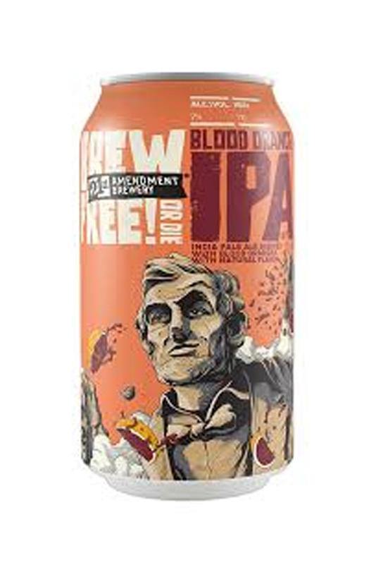21st Amendment Blood Orange Brew Free! Or Die IPA at Del Mesa Liquor