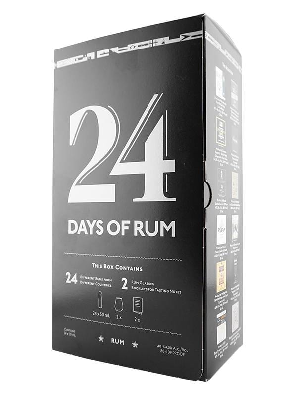 24 Days of Rum World Tour Rum Tasting Box Gift Set | Del Mesa Liquor