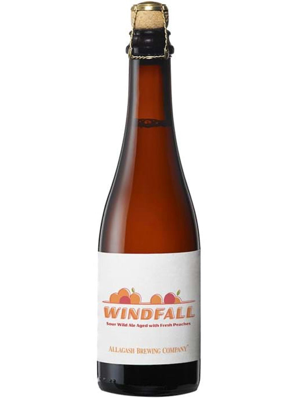 Allagash Brewing Windfall Sour Wild Ale Aged with Fresh Peaches at Del Mesa Liquor