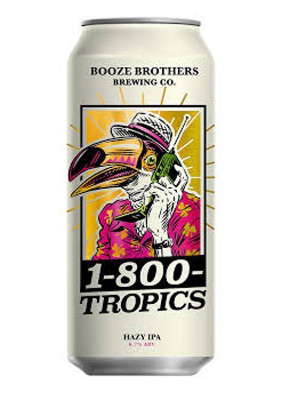 Booze Brothers Brewing 1-800-Tropics at Del Mesa Liquor
