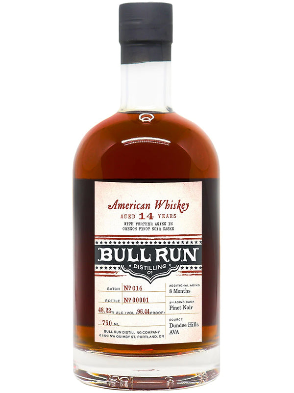 Bull Run 14 Year Old Pinot Noir Finished American Whiskey at Del Mesa Liquor