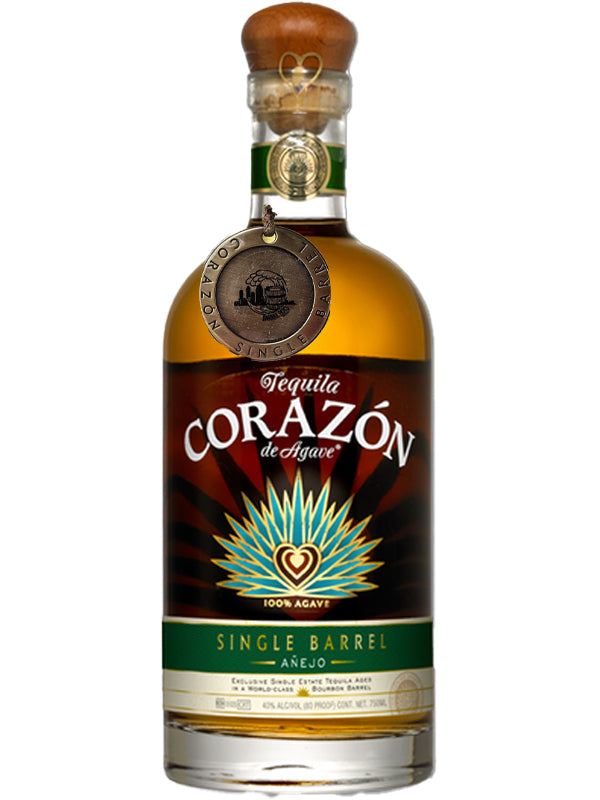 Corazon 'San Diego Barrel Boys' Single Barrel Anejo Tequila Aged in 1792 Bourbon Barrels at Del Mesa Liquor