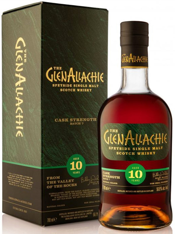 GlenAllachie 10 Year Old Cask Strength Scotch Whisky Batch 7 at Del Mesa Liquor