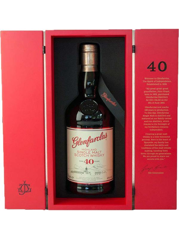 Whisky 40 Liquor | Del Glenfarclas Year Mesa Scotch Single Malt Old