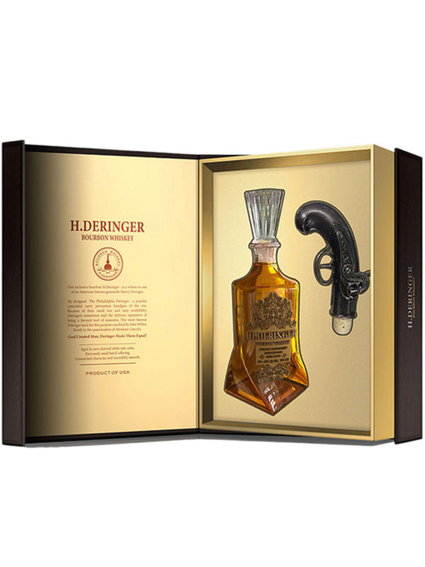 H. Deringer Bourbon Whiskey Gift Set at Del Mesa Liquor