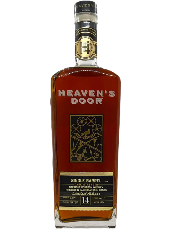 Heaven's Door Single Barrel Cask Strength 14 Year Old Bourbon Whiskey