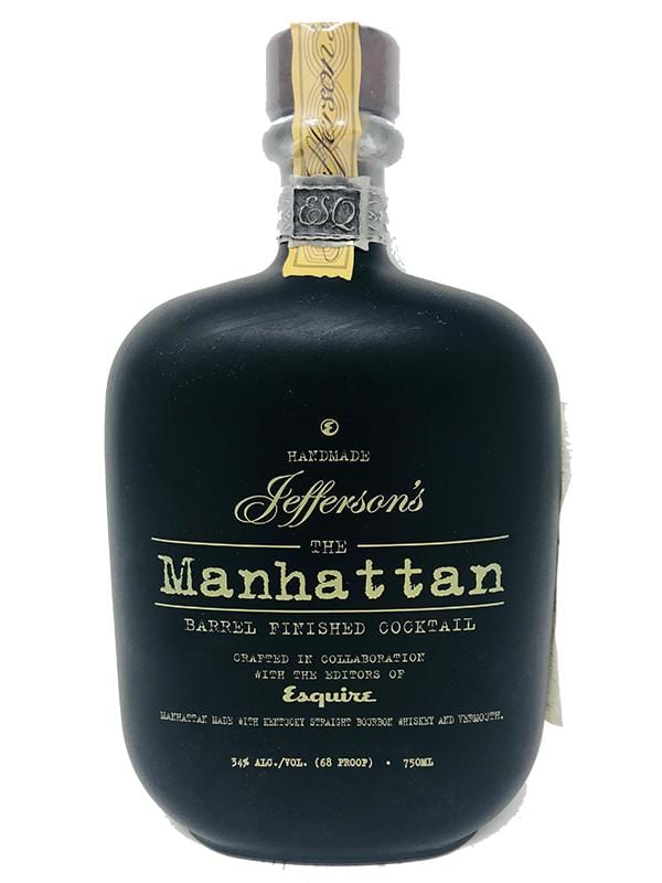 Jefferson's Manhattan Barrel Finished Cocktail at Del Mesa Liquor
