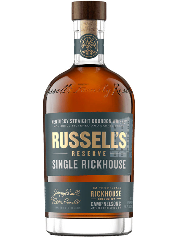 Russell’s Reserve Single Rickhouse Camp Nelson C Bourbon Whiskey at Del Mesa Liquor