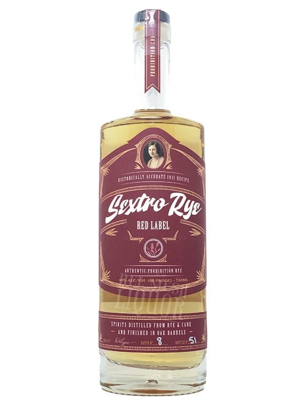 Sextro Rye Red Label at Del Mesa Liquor
