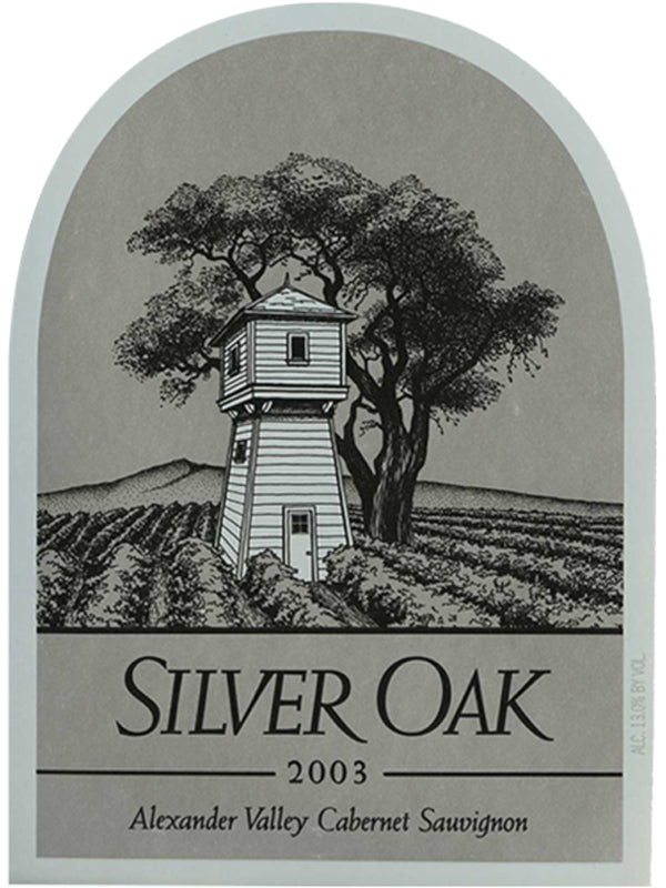 Silver Oak Alexander Valley Cabernet Sauvignon 2003 Del Mesa Liquor