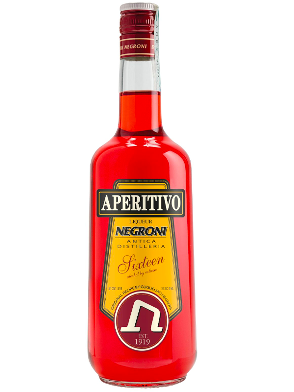 Negroni Aperitivo Sixteen at Del Mesa Liquor
