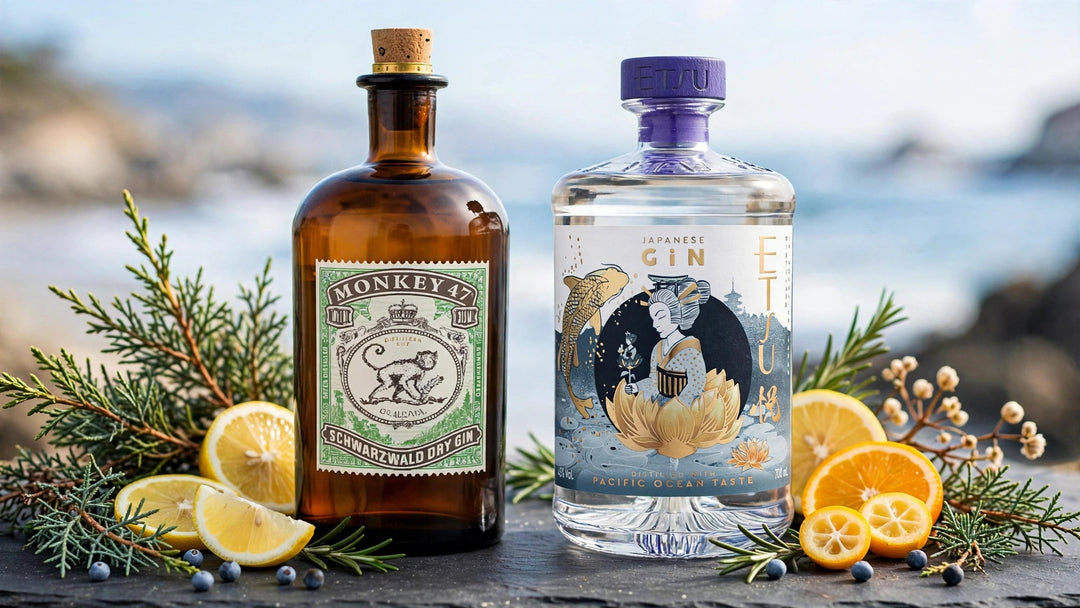 Monkey 47 Distiller's Cut Gin 2022 and Etsu Pacific Ocean Taste Gin at Del Mesa Liquor