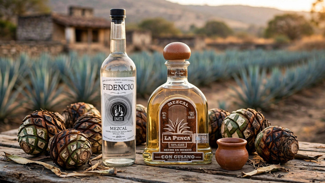 Fidencio Unico Mezcal and La Penca Joven Mezcal at Del Mesa Liquor