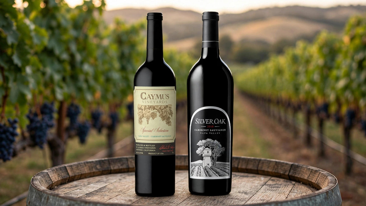 Caymus 'Special Selection' Cabernet Sauvignon Napa Valley 2017 and Silver Oak Napa Valley Cabernet Sauvignon 2018 at Del Mesa Liquor