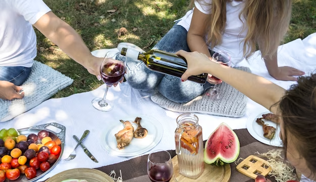 The Perfect Food With Wine For Your Outdoor Event | A Guide