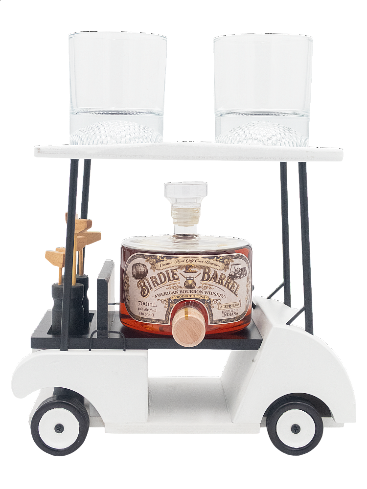 Oceano Azul Birdie Barrel Golf Cart 6 Year Old Bourbon Whiskey