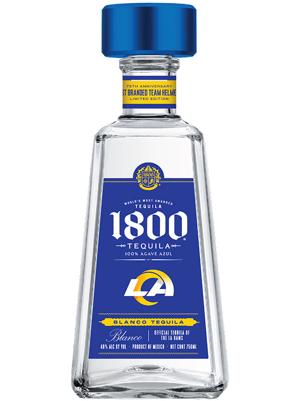1800 Silver Tequila LA Rams Edition at Del Mesa Liquor