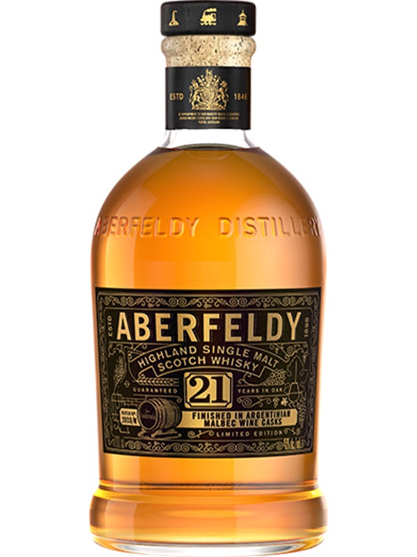 Aberfeldy 21 Year Old Malbec Cask Finish Scotch Whisky