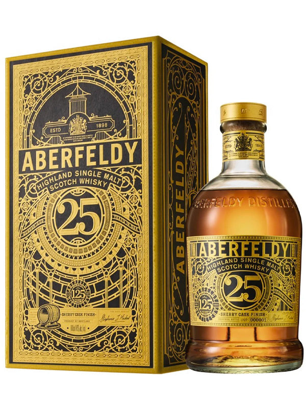 Aberfeldy 25 Year Old 125th Anniversary Limited Edition Scotch Whisky at Del Mesa Liquor