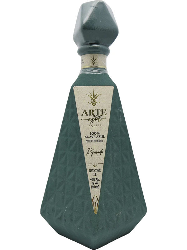 Arte Azul Ceramic Green Reposado Tequila 1L at Del Mesa Liquor