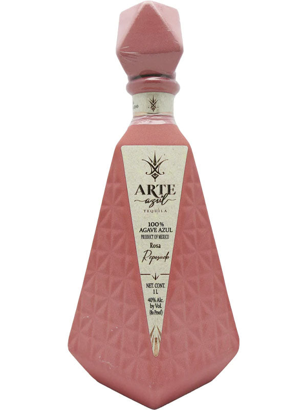Arte Azul Ceramic Pink Rosa Reposado Tequila 1L at Del Mesa Liquor