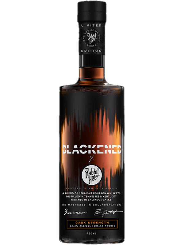 Blackened x Rabbit Hole Limited Edition Bourbon Whiskey Finished in Calvados Casks at Del Mesa Liquor