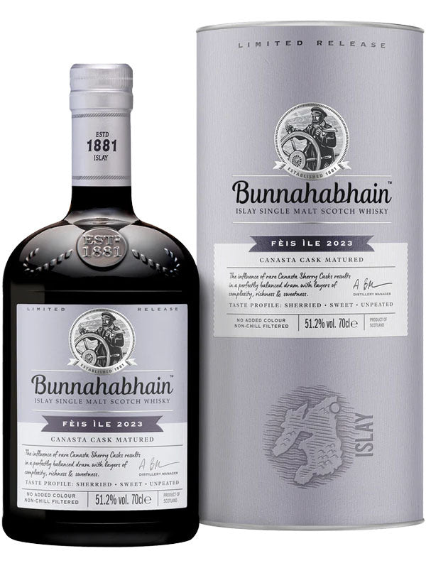 Bunnahabhain Feis Ile 2023: Canasta Cask Matured Scotch Whisky at Del Mesa Liquor