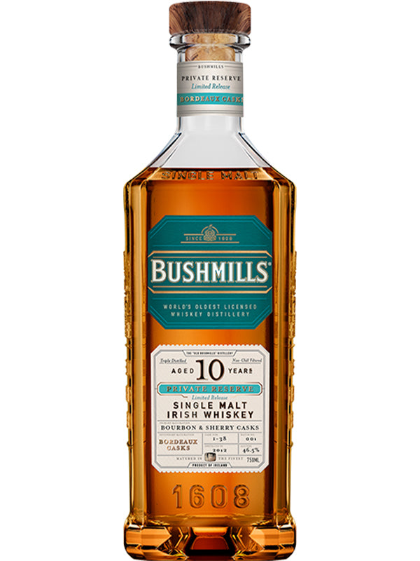 Bushmills Private Reserve Bordeaux Cask Finish Irish Whiskey