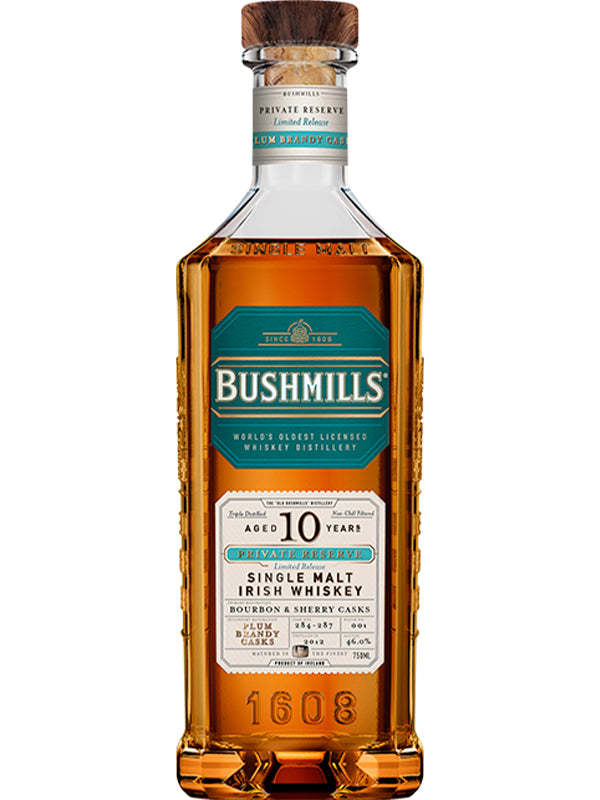 Bushmills Private Reserve Plum Brandy Cask Finish Irish Whiskey
