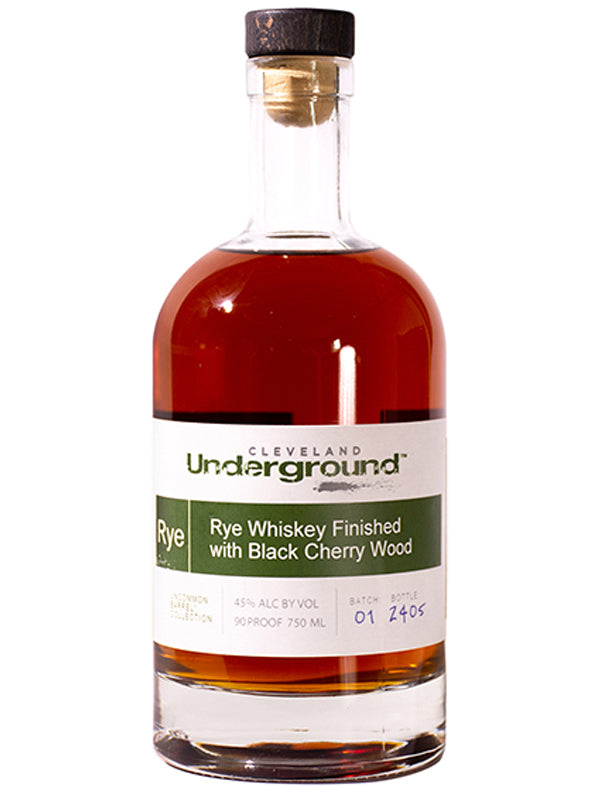 Cleveland Underground Rye Whiskey Finished with Black Cherry Wood