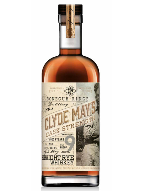 Clyde May’s 9 Year Old Cask Strength Rye Whiskey at Del Mesa Liquor
