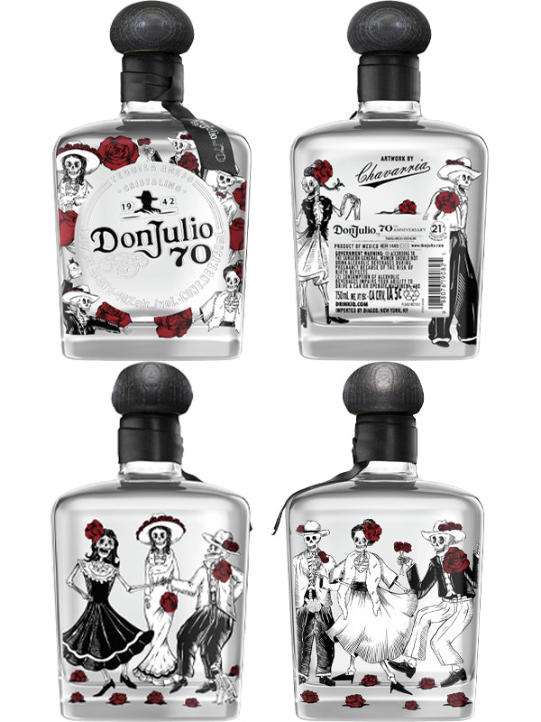 yoshi さん専用Don julio 700ml 未開封　70周年記念ボトル ドンフリオ 70 クリスタルアネホ 70周年記念ボトル 40度 750ml : お酒