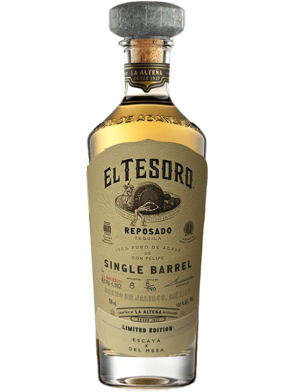 El Tesoro Single Barrel Reposado Tequila Escaya x Del Mesa at Del Mesa Liquor