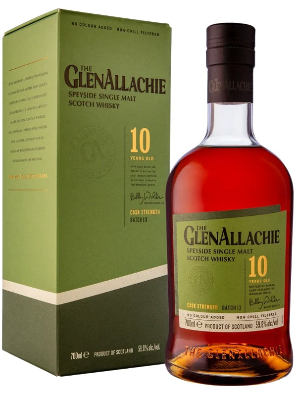 GlenAllachie 10 Year Old Cask Strength Scotch Whisky Batch 13