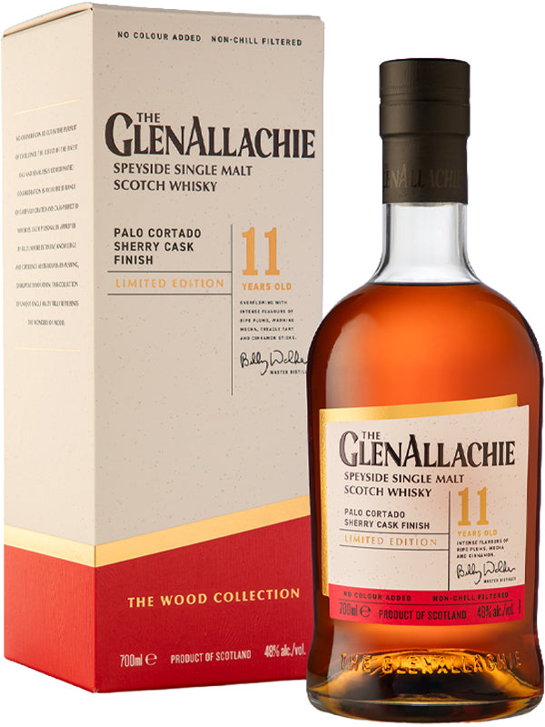 GlenAllachie 11 Year Old Palo Cortado Sherry Cask Finish Scotch Whisky
