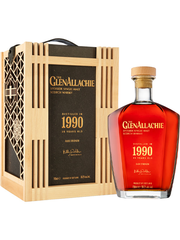 GlenAllachie 35 Year Old Cask Strength Scotch Whisky 1990