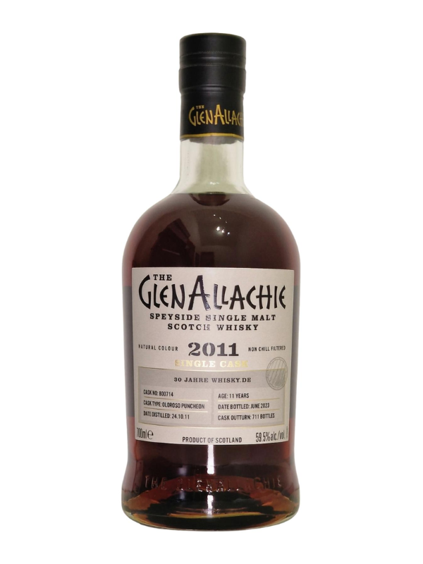 GlenAllachie Single Oloroso Puncheon 12 Year Old Scotch Whisky 2011 Cask #806496 at Del Mesa Liquor